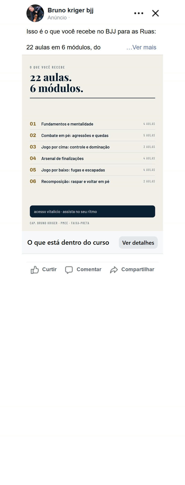 Anúncio no feed