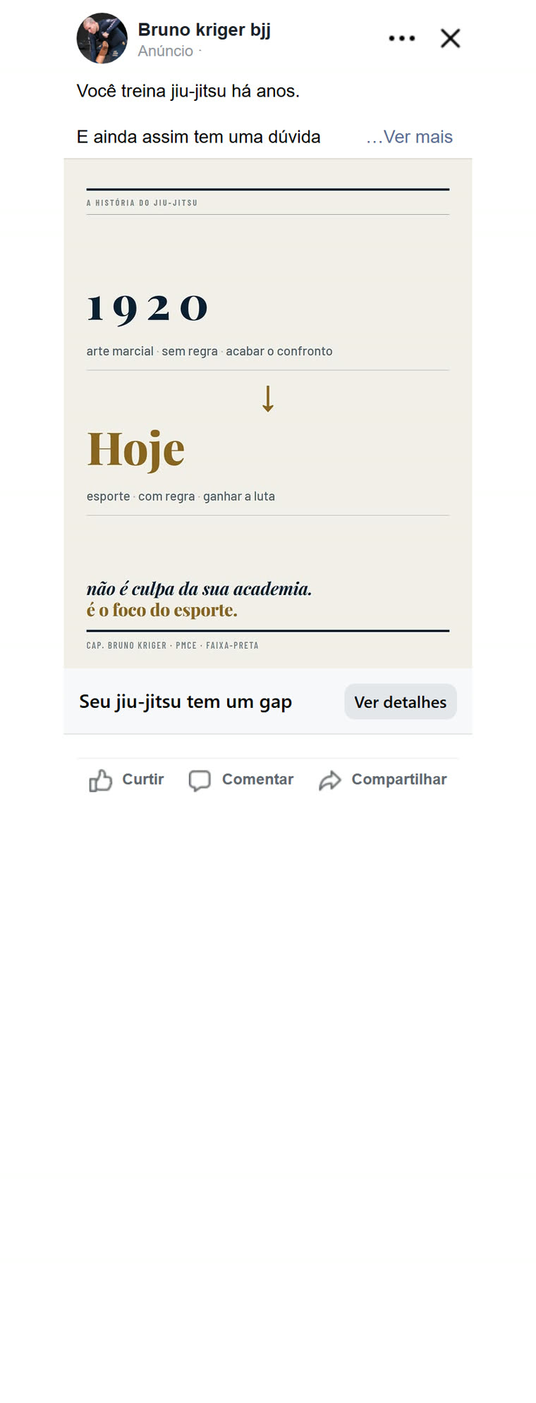 Anúncio no feed