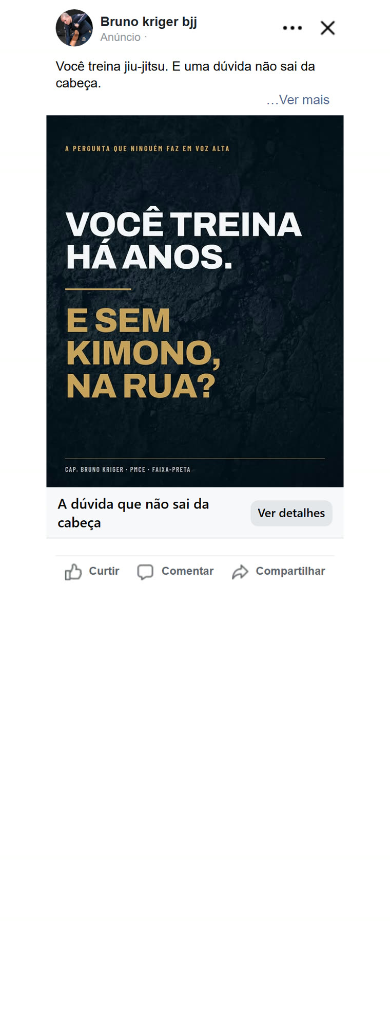Anúncio no feed